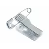 DURABLE Uchwyt na identyfikator 40x75 mm z klipsem Combi, akryl, przezroczysty, 25/szt. (812119)