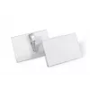 DURABLE Etui na identyfikator 54x90 mm z klipsem krokodylkowym, opakowanie 25 szt., przezroczyste 811119