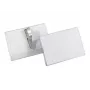 DURABLE Etui na identyfikator 54x90 mm z klipsem krokodylkowym, opakowanie 25 szt., przezroczyste 811119