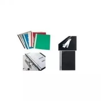 DURABLE Teczka na raport A4 przezroczysta z polipropylenu z klipsem do dokumentów, 30 kartek 258002