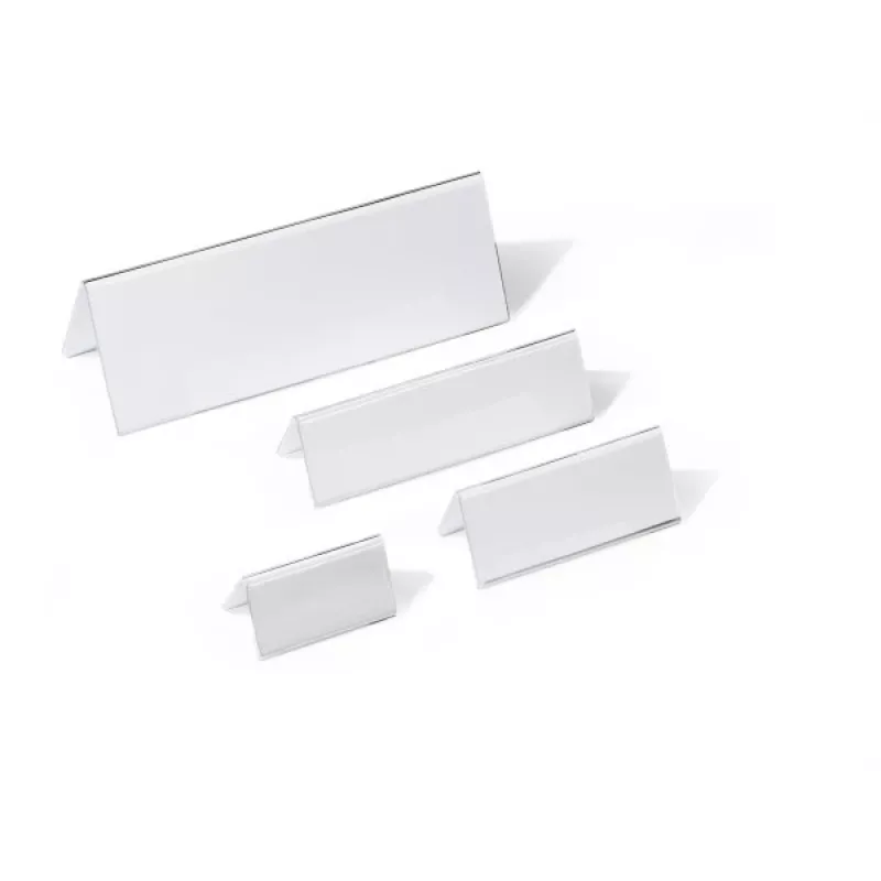 DURABLE Podstawka na nazwisko w stylu namiotowym A4 105/210x297 mm Akryl Przezroczysty 10 sztuk 803519