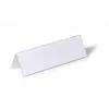 DURABLE VISIFIX® Tabliczka na stół z nazwiskiem w stylu namiotowym 61/122x210 mm, przezroczysty PVC, opakowanie 25 szt. (805219)