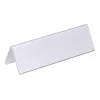 DURABLE VISIFIX® Tabliczka na stół z nazwiskiem w stylu namiotowym 61/122x210 mm, przezroczysty PVC, opakowanie 25 szt. (805219)