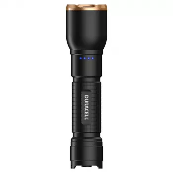 Latarka Duracell DF1500R Czarna 1500 lumenów