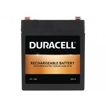 Duracell DR5-12 12V 5Ah VRLA akumulator – szczelny kwasowo-ołowiowy, AGM bezobsługowy
