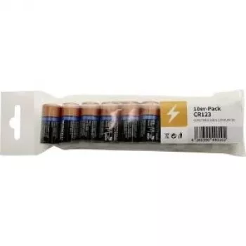 Bateria litowa Duracell Ultra CR123A 3V, 10 szt. (DL123A) B123DMULTI10