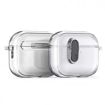 Dux Ducis Apple AirPods Pro 3 PECL Series PC+TPU Cover with Hook Black Clear