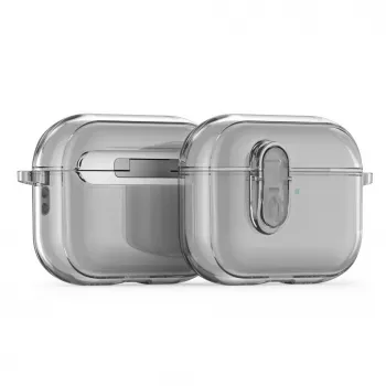 Dux Ducis Apple AirPods Pro 3 PECL Series PC+TPU Cover with Hook Grey