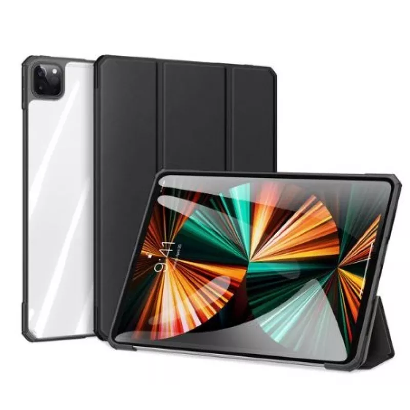 Dux Ducis Apple Copa Case dla iPad Pro 12.9 2021/2020/2018 Smart Cover Czarny