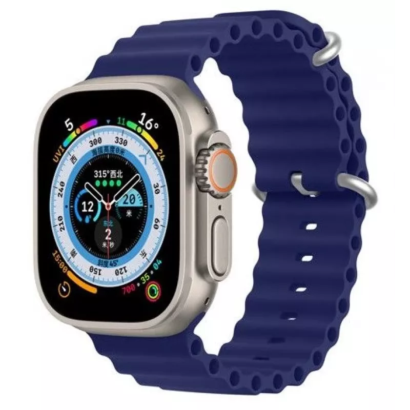 Dux Ducis Apple Silicone Strap for Apple Watch 38/40/41/42mm Navy Blue