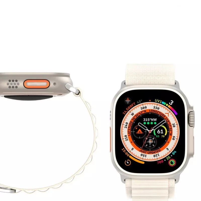Dux Ducis Apple Sport Buckle Strap dla Apple Watch 42/44/45/46/49mm Starlight