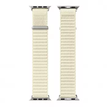 Dux Ducis Apple Watch 38/40/41/42mm YE Nylon Braided Loop Wrist Strap Starlight