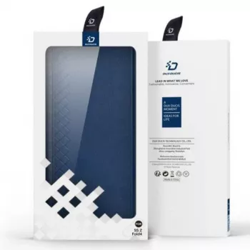 Dux Ducis Bril Series Flip Wallet Case dla Samsung Galaxy Z Fold4, Ciemnoniebieski