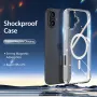 Etui DUX DUCIS Clin Mag do iPhone 16, przezroczyste, kompatybilne z MagSafe