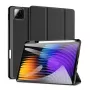 Dux Ducis Domo Series Tri-fold Stand PU Leather Tablet Cover dla Xiaomi Redmi Pad 7/7 Pro, Czarny