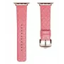 Dux Ducis Genuine Leather Watch Strap for Apple Watch Series 7/6/5/4/3/2/SE (38/40/41mm) - Red