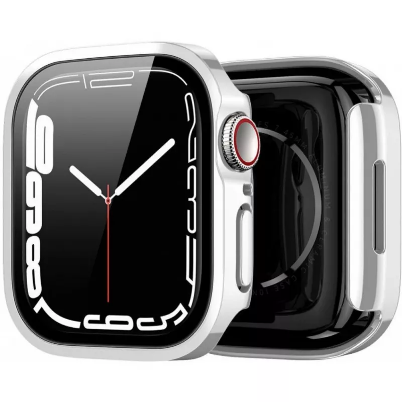 Dux Ducis Hamo Etui Apple Watch Series 7/8/9 (PC) 41mm Srebrny