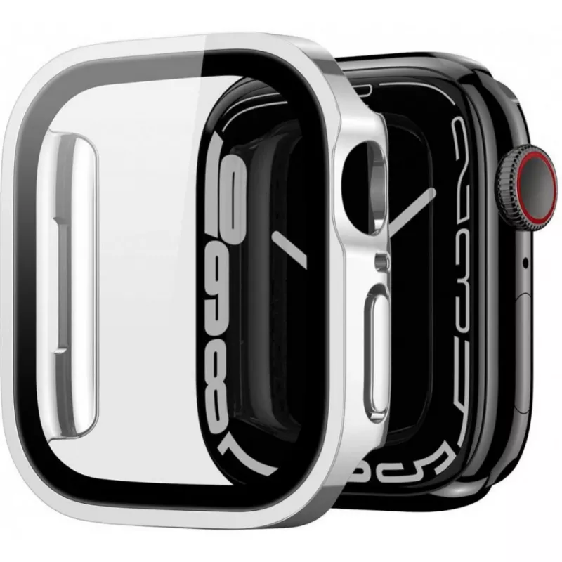 Dux Ducis Hamo Etui Apple Watch Series 7/8/9 (PC) 41mm Srebrny