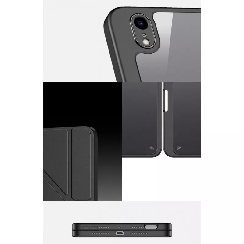 Dux Ducis Magi Case do iPad mini 6 (2021) Smart Cover z podstawką i uchwytem na Apple Pencil - Czarny