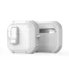 Dux Ducis PECP Series PC+TPU Cover with Hook for AirPods 4, White