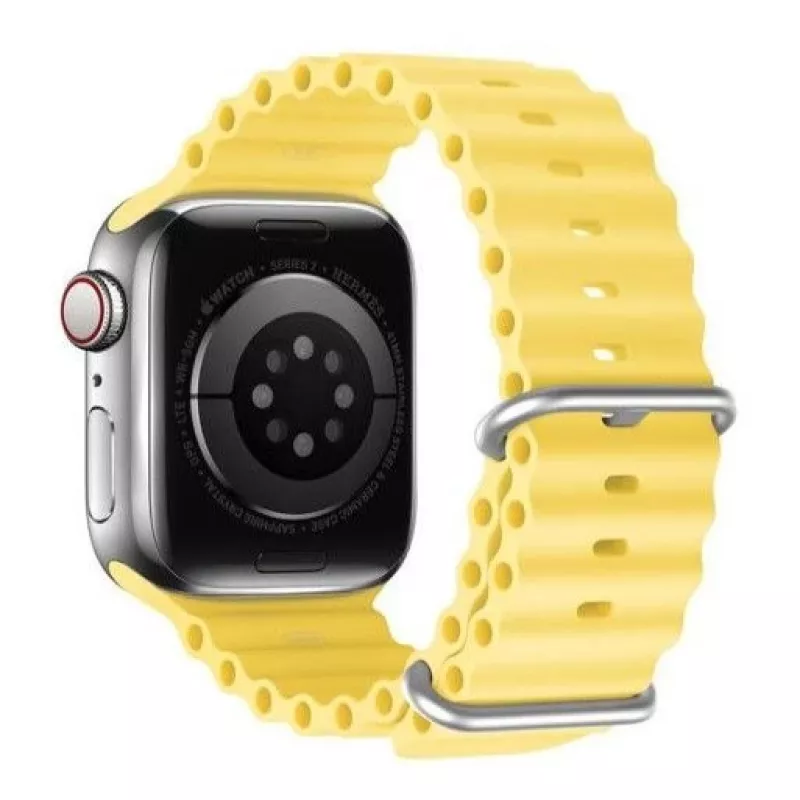 Dux Ducis Silikonowy Pasek do Apple Watch 8/7/6/5/4/3/2/SE (38/40/41mm) - Żółty