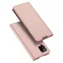 DUX DUCIS Skin Pro Flip Case dla Samsung Galaxy A54 5G, Różowy, Skóra PU z Kieszenią na Kartę i Podpórką