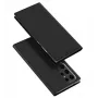 Dux Ducis Skin Pro Flip Case do Samsung Galaxy S24 Ultra, Czarny, Skóra PU z Kieszenią na Kartę i Podpórką