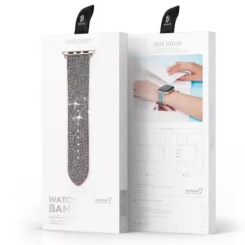 Dux Ducis Bransoleta ze stali nierdzewnej z ogniwami do Apple Watch 38/40/41mm - Srebrny