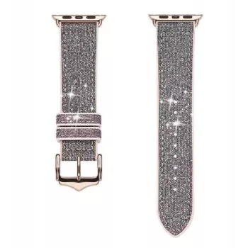 Dux Ducis Bransoleta ze stali nierdzewnej z ogniwami do Apple Watch 38/40/41mm - Srebrny