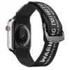 Pasek Dux Ducis (Wersja Outdoor) do Apple Watch Ultra, SE, Series 8, 7, 6, 5, 4, 3, 2, 1 (49, 45, 44, 42 mm) Nylon Czarny Srebrny