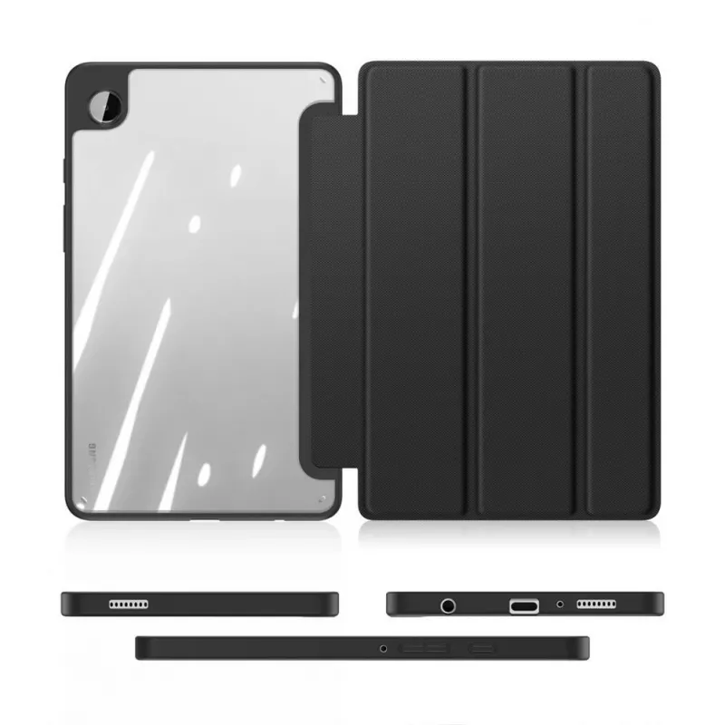 Dux Ducis Toby Folio Case z Flip Stand dla Samsung Galaxy Tab A9 8.7 inch - Czarny