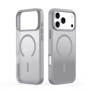 Dux Ducis YIND PC+TPU Case z MagSafe do Apple iPhone 17 Pro Szary
