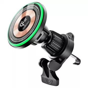 Duzzona V5 Qi2 Magnetic Wireless Car Charger 15W Transparent