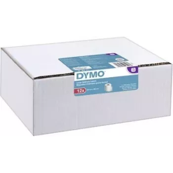 DYMO Authentic LabelWriter Duże Etykiety Adresowe 36mm x 89mm Przezroczyste, 2 Rolki po 130 (260 Etykiet)