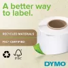 DYMO Authentic LabelWriter Duże Etykiety Adresowe 36mm x 89mm Przezroczyste, 2 Rolki po 130 (260 Etykiet)