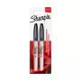 DYMO Sharpie Marker Permanentny Cienka Końcówka Czarny (2-Pak)