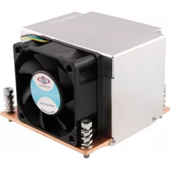 Dynatron R-5 1U Aktywna chłodnica CPU dla Intel LGA1150/1151/1155/1156/1200/1700, miedziana podstawa, wentylator PWM