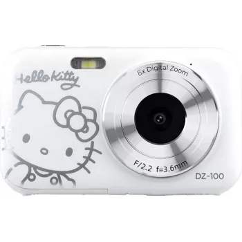 DZ-100 Hello Kitty Biały Przenośny Głośnik z Jackiem 3,5 mm, 2W RMS, zasilany USB