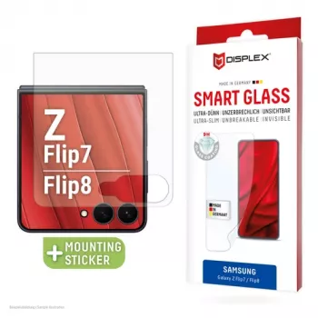 E.V.I. DISPLEX Smart Glass do Samsung Galaxy Z Flip7/Z Flip8 – 9H hartowane szkło ochronne (przezroczyste, 0,33 mm)