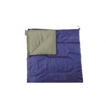 Śpiwór Easy Camp Chakra Blue - prostokątny, 1-2 sezony, poliester