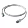 EasyLan FlexBoot Patch Cable Cat.6A S/FTP, Grey 0.5m