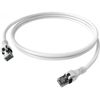 EasyLan saCon DualBoot Patch Cable S/FTP White 5.0m Cat.6A