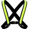EasyPix StreetGlow L/XL LED Safety Vest dla Dorosłych - Ładowalny, 3 Tryby, Czarny