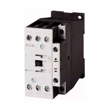 Stycznik mocy Eaton DILM32-10 – 3 bieguny + 1 pomocniczy NO, cewka 230V AC 50/60Hz, 15kW @ 400V AC-3, 32A, zaciski śrubowe, IP20, 277268