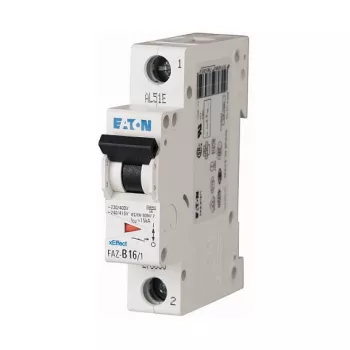 Eaton FAZ-B16/1 Wyłącznik nadprądowy MCB, 16 A, 1-biegunowy, Typ B, 6 kA (278535)