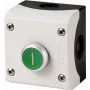 Eaton M22-D-G-X1/KC11/I Przycisk Panelowy Szary, 1NO+1NC, Chwilowy, 22,5mm, IP66/IP67/IP69K 216522