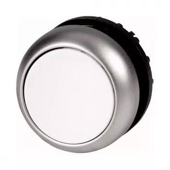 Eaton M22-DL-W siłownik przycisku, biały, metalowy pierścień przedni, 22,5 mm