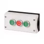 Eaton M22-I3-M1 Iluminowany przycisk, 3NO+3NC, zielony, 22.5 mm, IP69K