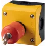 Eaton M22-PVS/KC11/IY Wyłącznik awaryjny grzybkowy z blokadą kluczykową, 1NC/1NO, 22,5 mm, IP66, czerwony
