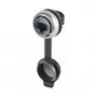 Eaton M22-RJ45-SA Front Element+ RJ45 Mounting Socket, Black/Silver, 107413